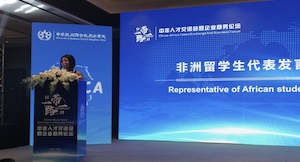 我院学生发言