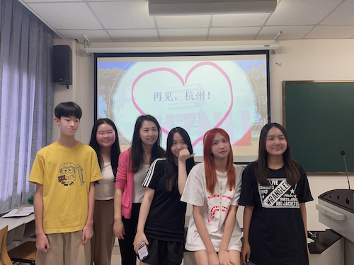 陈珏老师和留学生